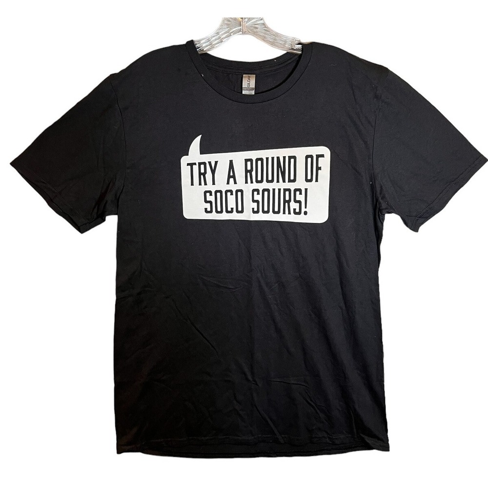 SOUTHERN COMFORT WHISKEY So Tasteful BLACK short sleeve‎ T-shirt Sz Large